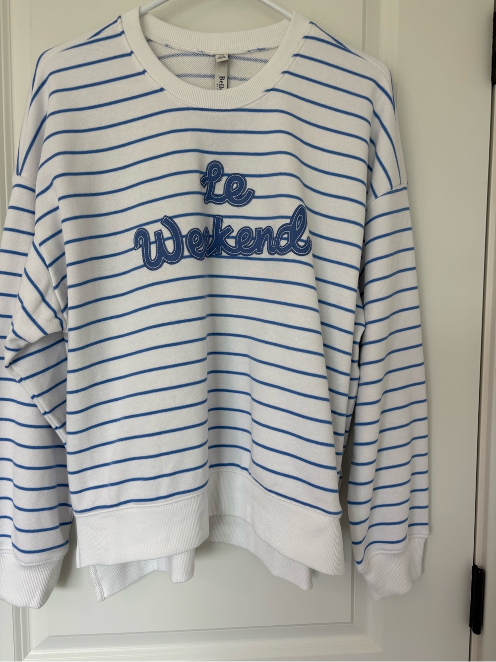 Torrid Striped Weekend Sweatshirt 00 - M/L NWT